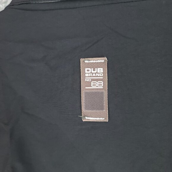 Dub Brand Jacket Mens Medium Black Full Zip Frequency Series Weathergear Nylon - Picture 15 of 15
